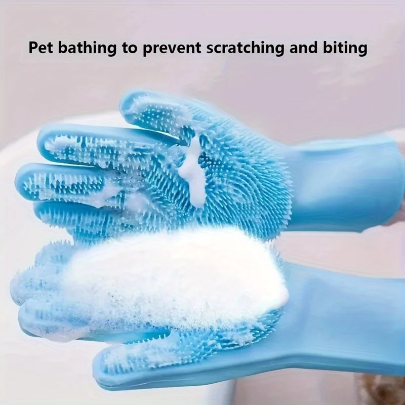 Pet Supplies Vending Machine - Sarung Tangan Perawatan Hewan Peliharaan Silikon