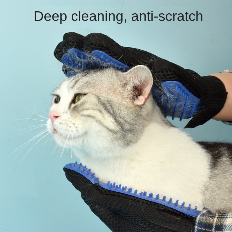 Pet Supplies Grooming Hours - Sarung Tangan Perawatan Hewan Peliharaan Silikon,
