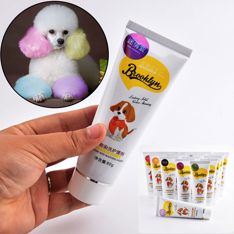 Pet Supplies Vending Machine - Krim pewarna hewan peliharaan 80g, berpigmen
