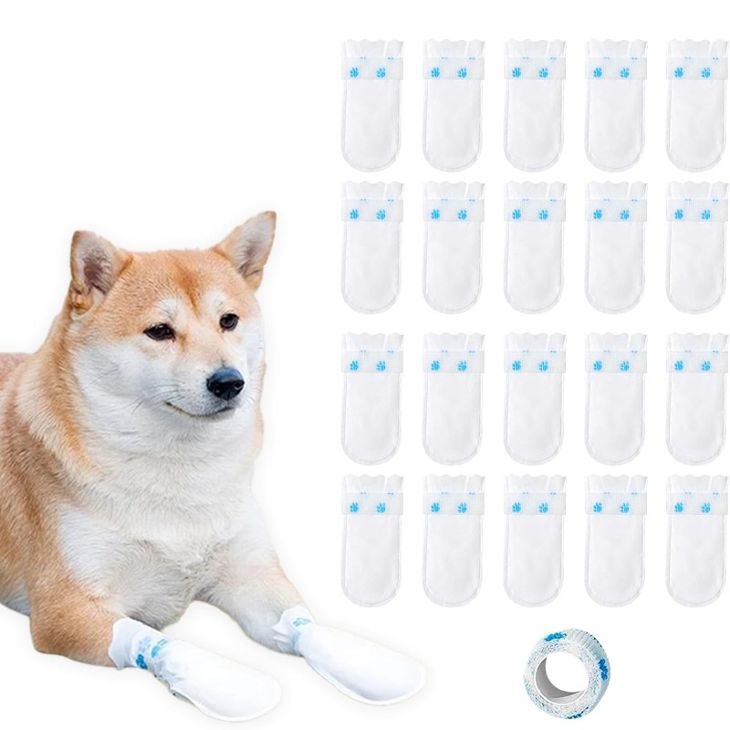 【NATAL 】Penutup Sepatu Sekali  - Dog Booties Paw Protector ulasan dan harga