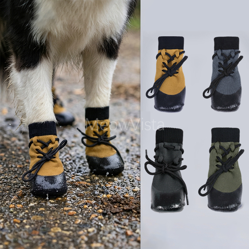 Sepatu Anjing Anti Air untuk L - Dog Booties Paw Protector ulasan dan harga