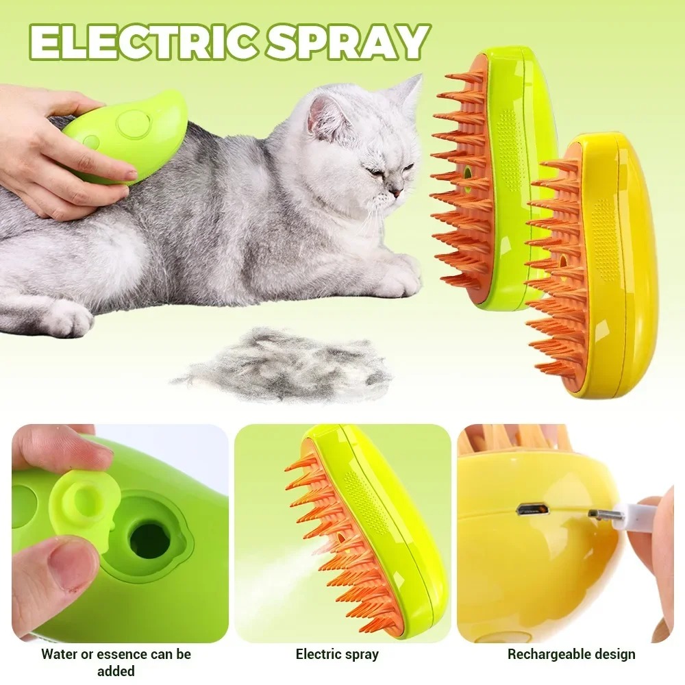 Sikat uap kucing semprotan air - Pet Supplies Grooming Hours ulasan dan harga