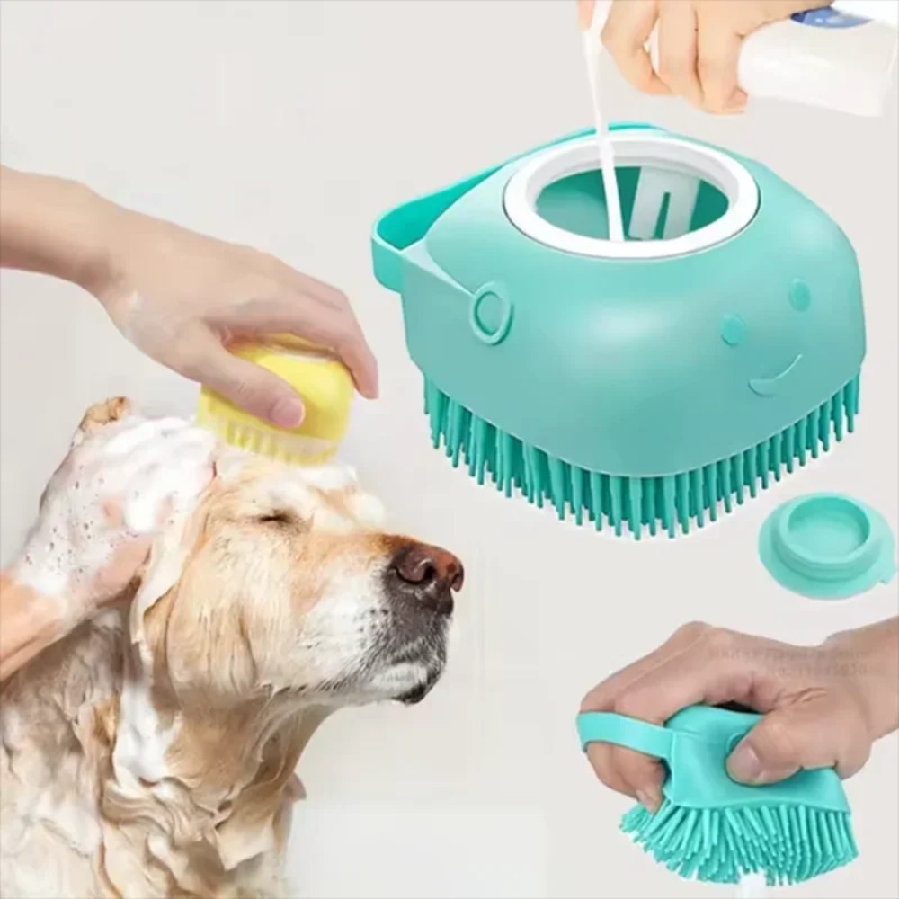Sikat Pijat Mandi Silikon Alat - Pet Supplies Vending Machine ulasan dan harga