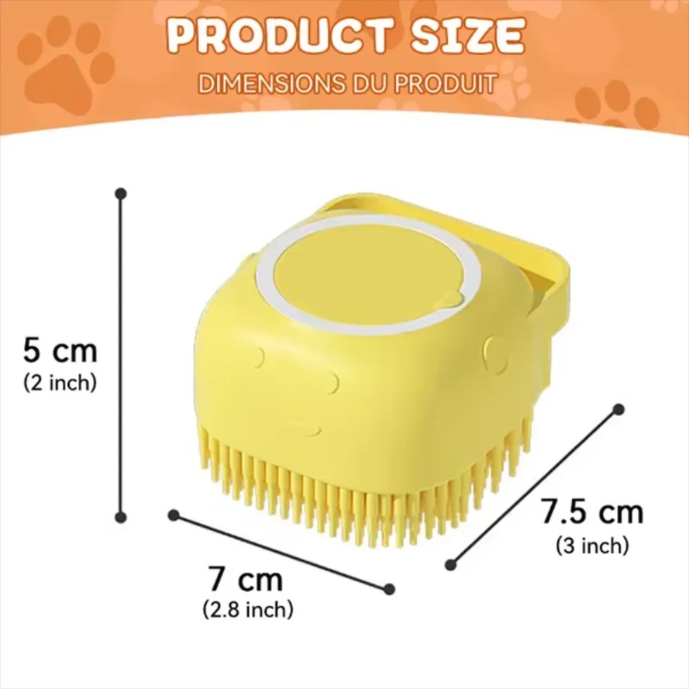 Sikat Pijat Mandi Silikon Alat - Pet Supplies Vending Machine ulasan dan harga