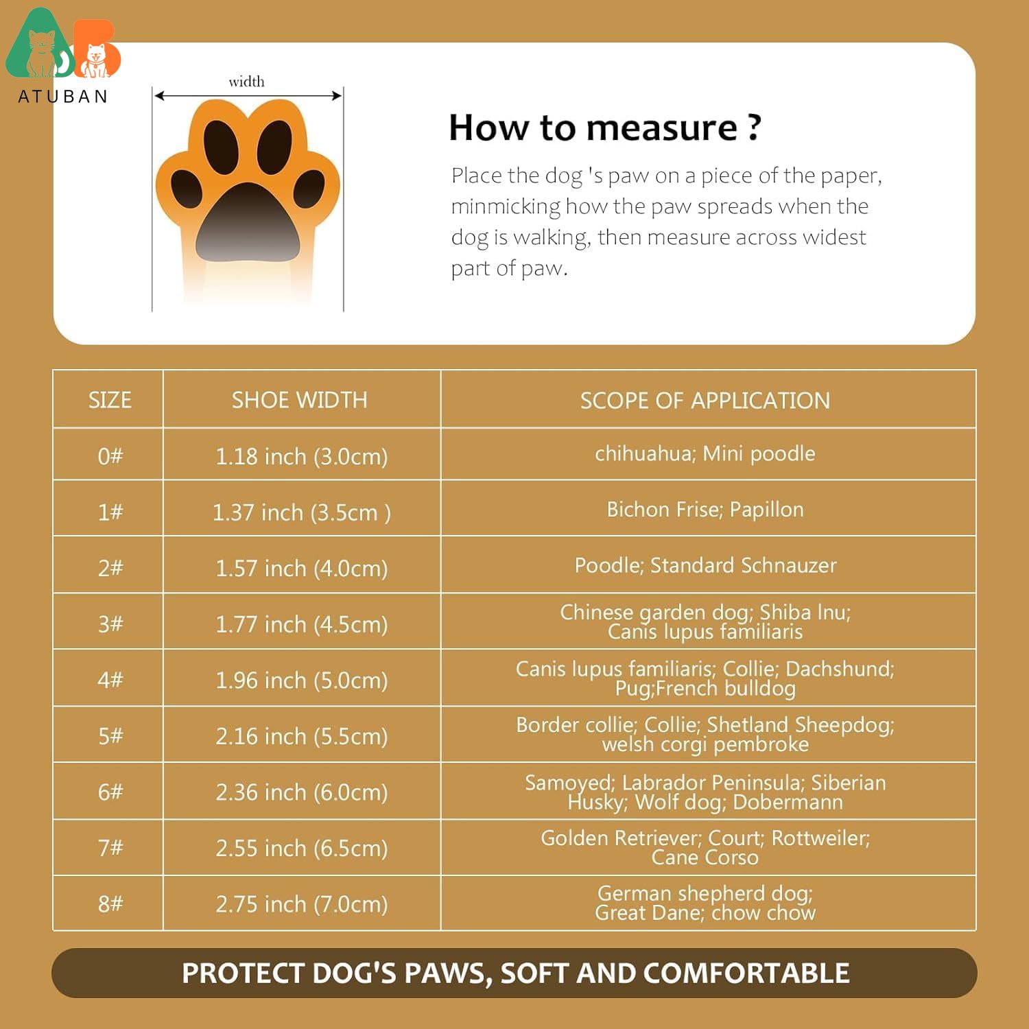 ATUBAN untuk anjing antiselip  - Dog Booties Paw Protector ulasan dan harga