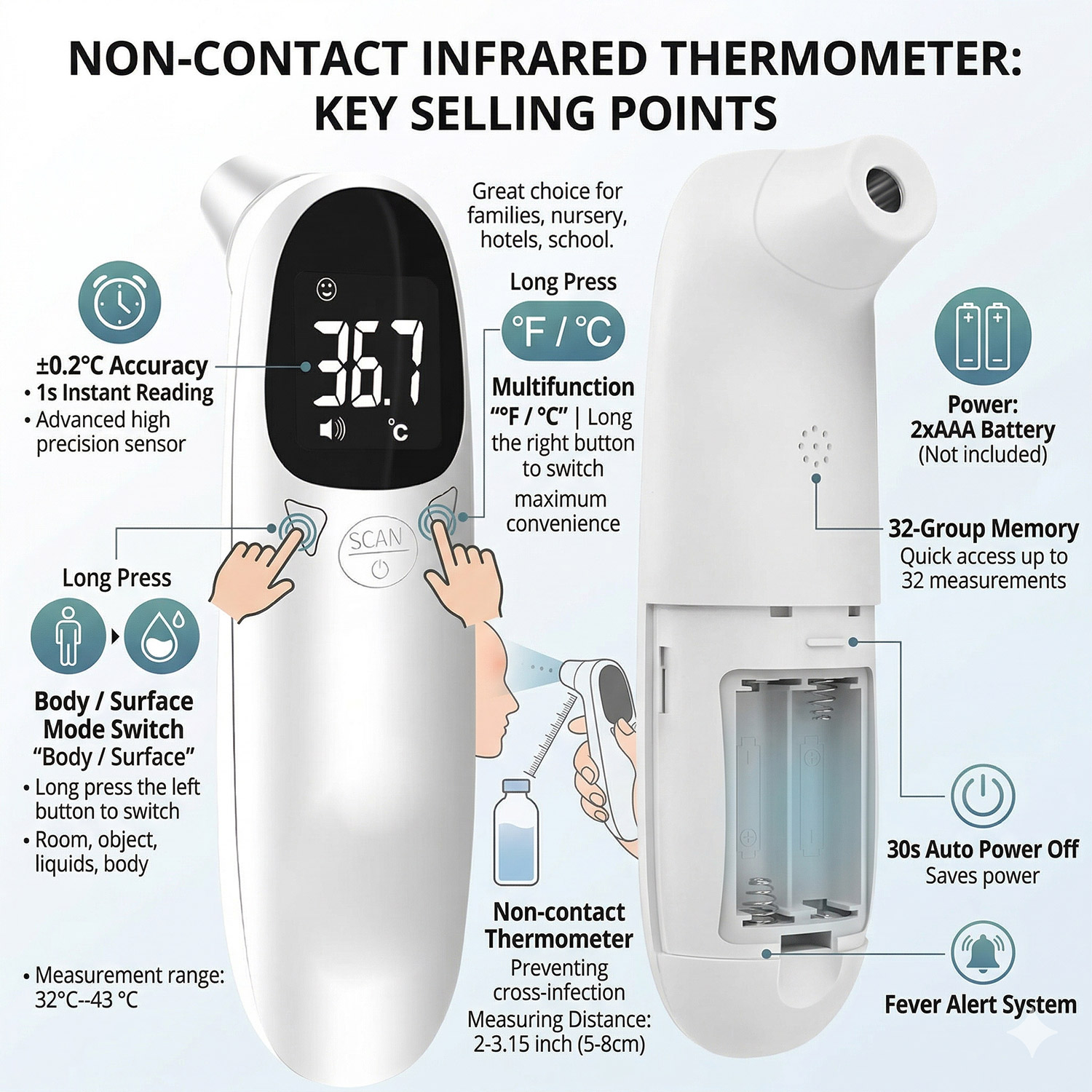 Termometer Telinga Hewan Pelih - Pet Supplies Vending Machine ulasan dan harga