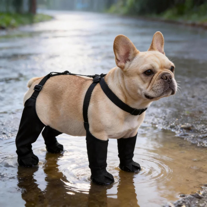 Sepatu Anjing Anti Air Anti Se - Dog Booties Paw Protector ulasan dan harga