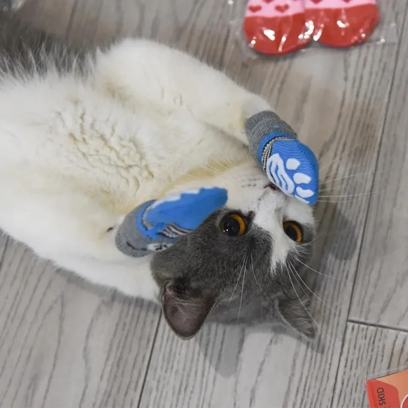 4Pcs Kaus Kaki Anjing Musim Di - Dog Booties Paw Protector ulasan dan harga