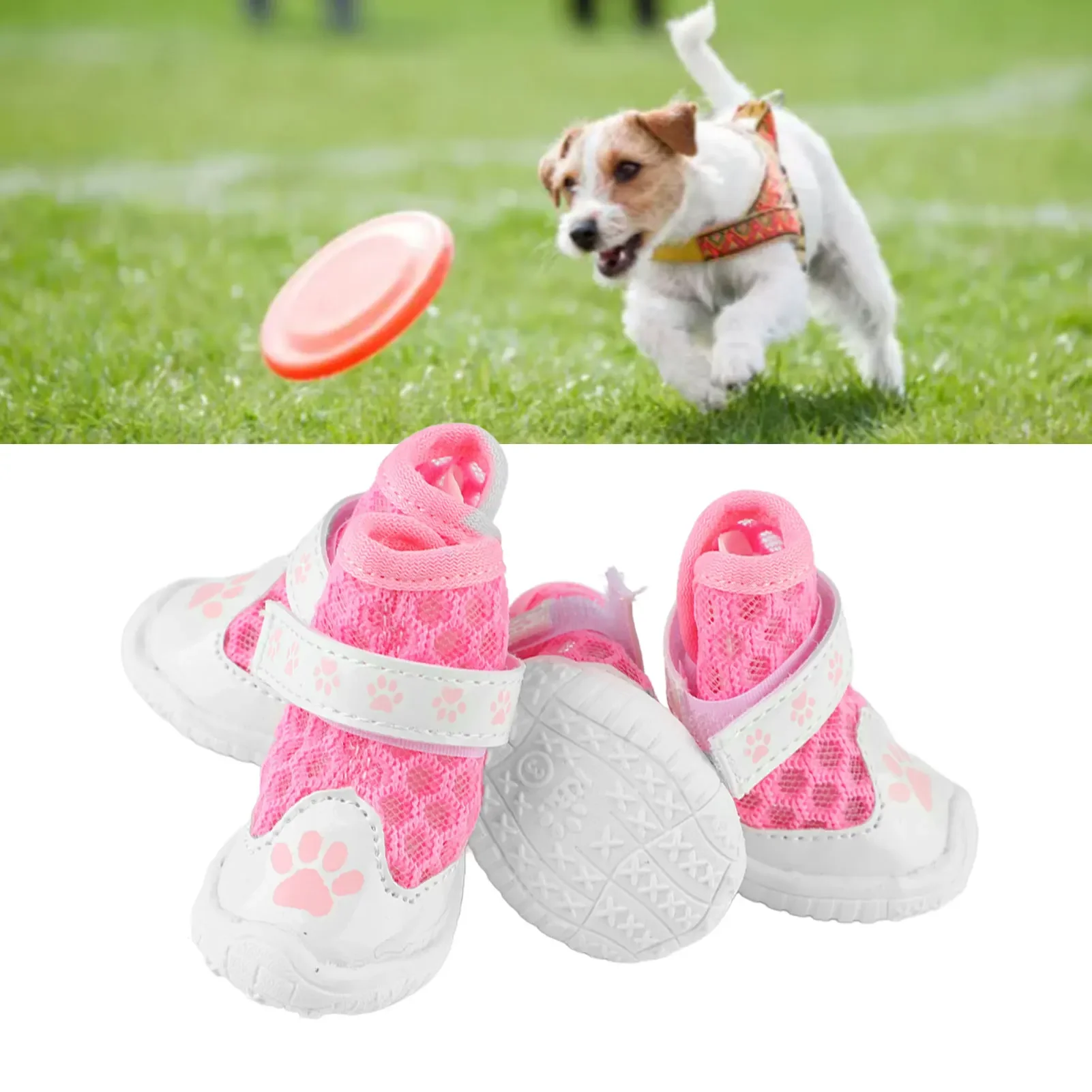4 buah sepatu bot anjing musim - Dog Booties Paw Protector ulasan dan harga