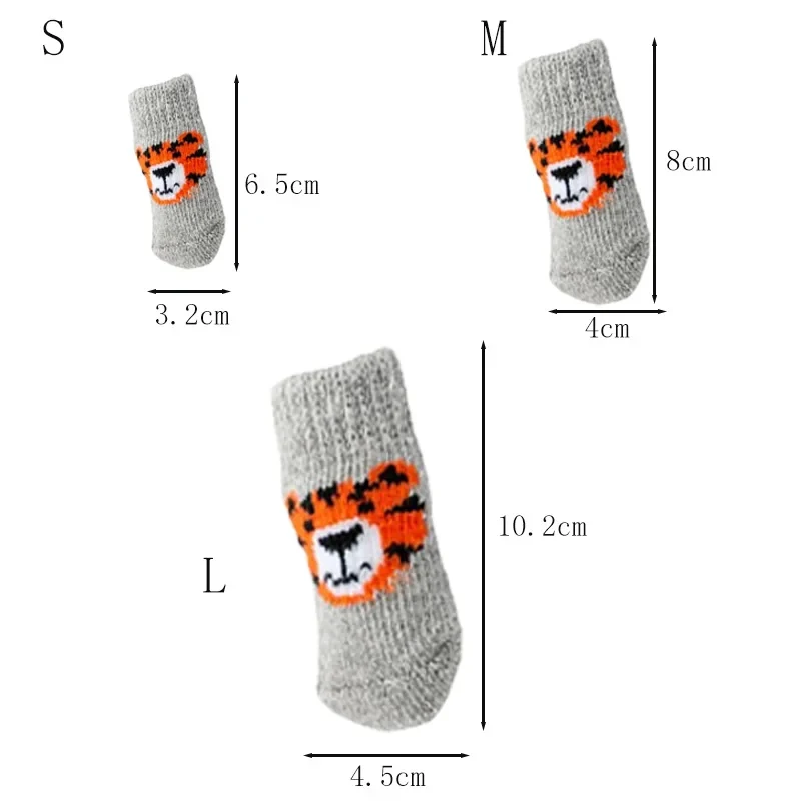4Pcs Kaus Kaki Anjing Musim Di - Dog Booties Paw Protector ulasan dan harga