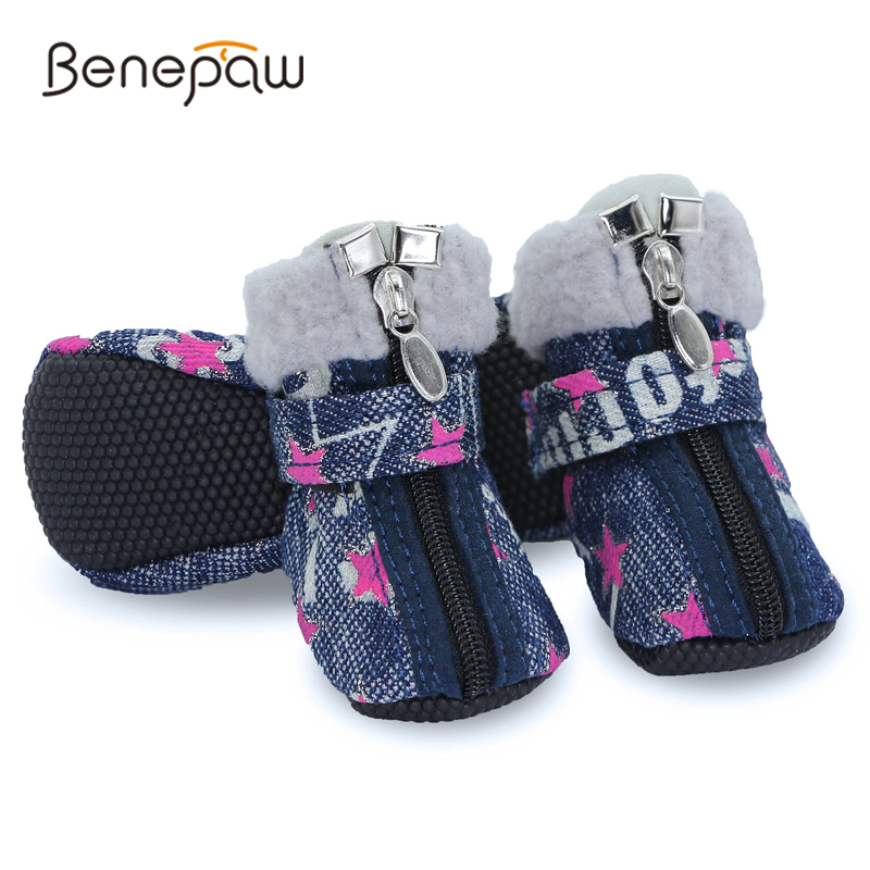 Benevaw Sepatu Anjing Hangat S - Dog Booties Paw Protector ulasan dan harga